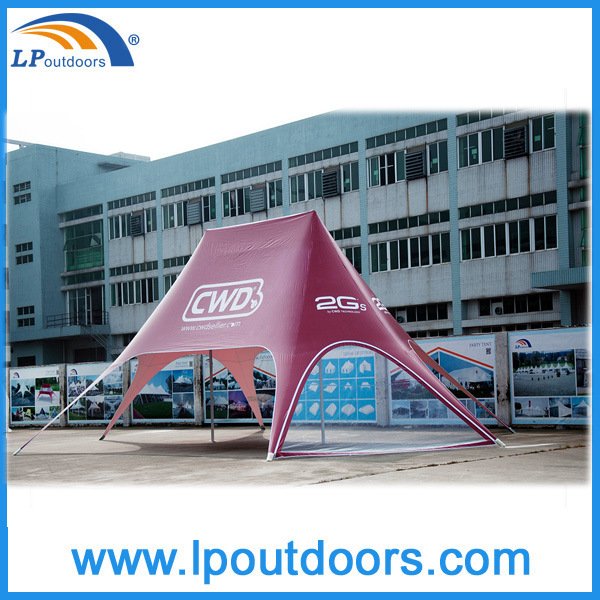 10X14m Top Double Peak Star Tent Used for Advertising