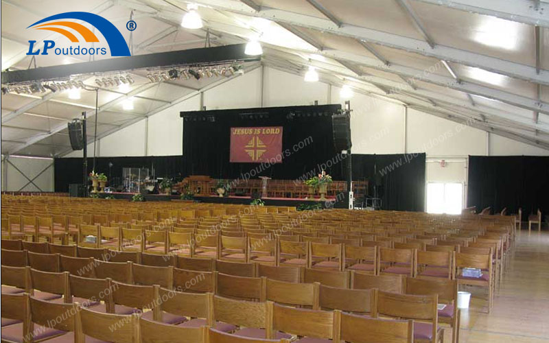 40x65M Big Clear Span Party Tent For Prayer Event
