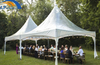 6X6m Outdoor Aluminum Clear Roof Spring Top Gazebo Tent 