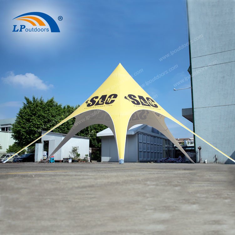 Dia 12m Star Advertising Display Tent For Promotion