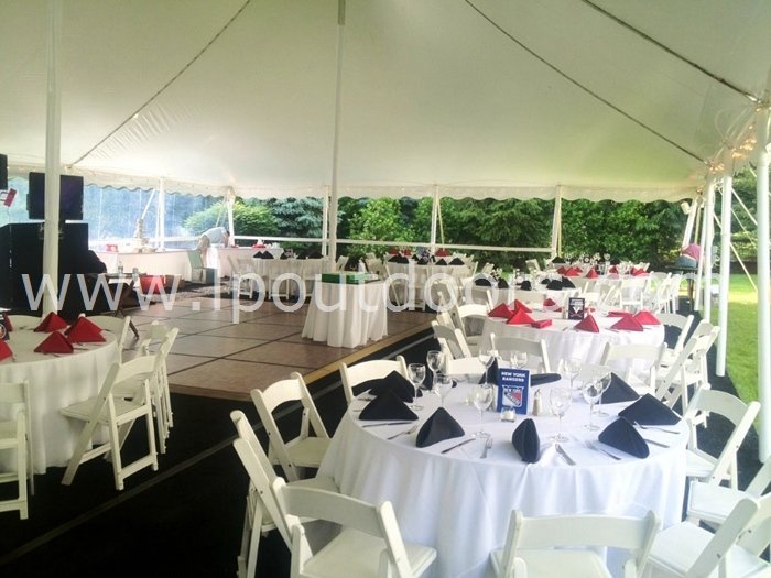 12X12m Outdoor Pole Tent 100 People Wedding Strech Tent