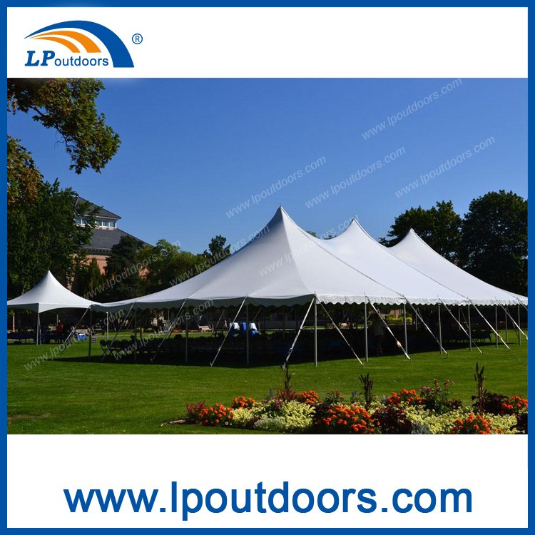 40X80′ Outdoor Cheap Steel Wedding Peak Pole Tent