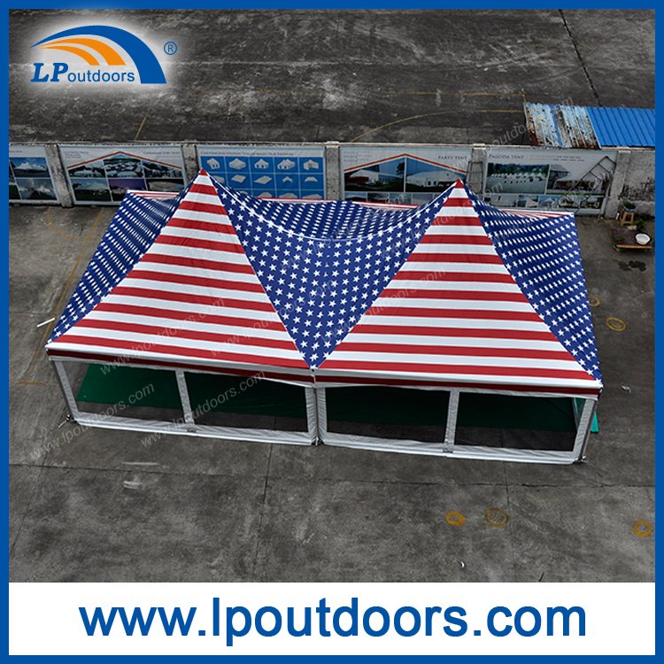 6X12m double top frame tent american flag print-full006