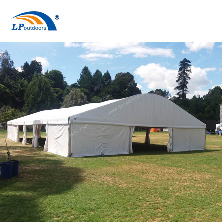 High quality White and Clear Arcum marquee tent for food festival