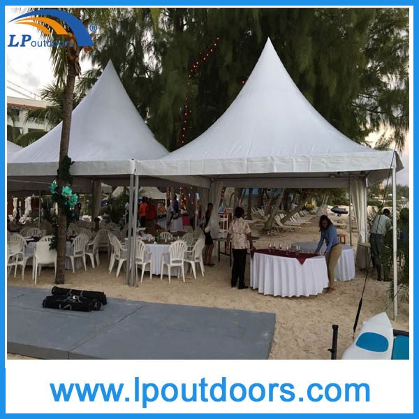 6X6m Hot Sale Outdoor Aluminum High Peak Pagoda Tent for Party
