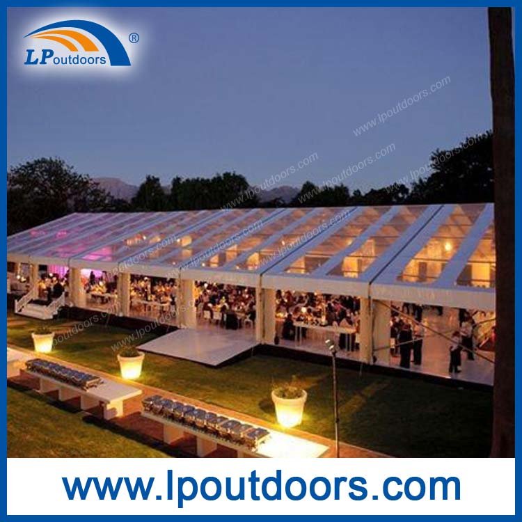 10X20m Clear Top Translucent Wedding Party Tent for 200 People