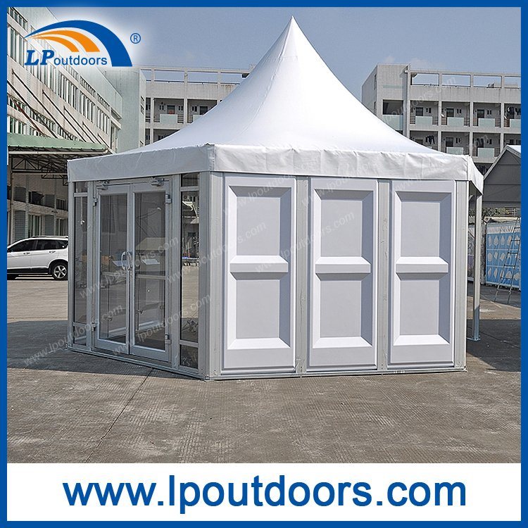 Dia 6m Outdoor Polygon Marquee Pagoda Tent with ABS Wall