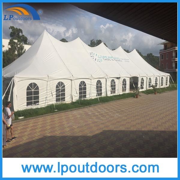 40X120' High Quality Steel Frame Wedding Marquee Peg Pole Tent for Sale