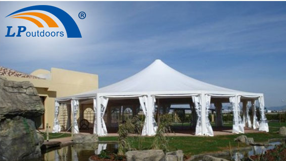 10X10m 80 People Pagoda Heavy Dusty Tent Wedding Party Marquee Tent for Events