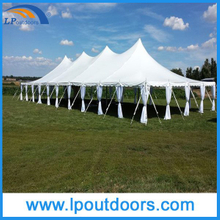 Cheap Steel Frame Peg Pole Tent for Wedding Party
