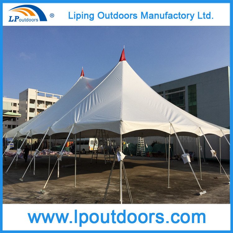 Outdoor 300pax Wedding Tent 12X30m Event Tension Pole Tent