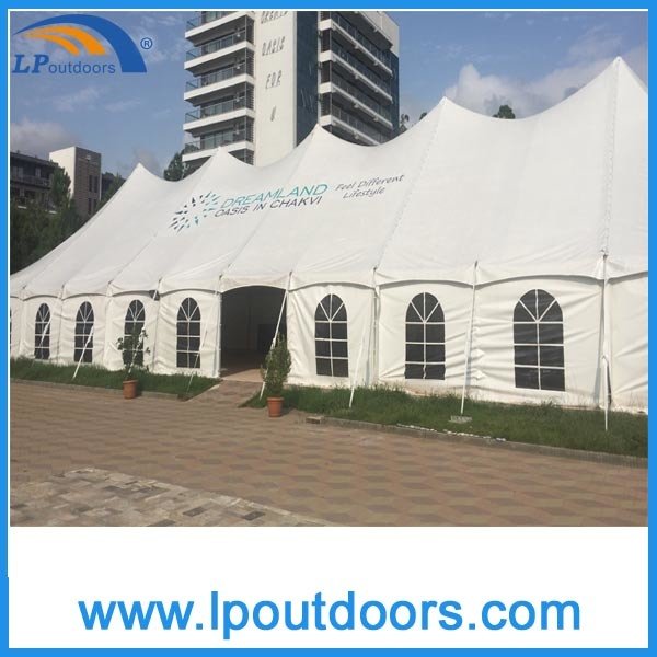 Outdoor 300pax Wedding Tent 12X30m Event Tension Pole Tent