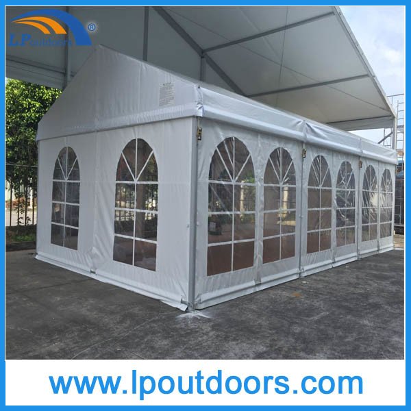 Outdoor Aluminum Frame Wood Flooring Party Marquee Event Tent