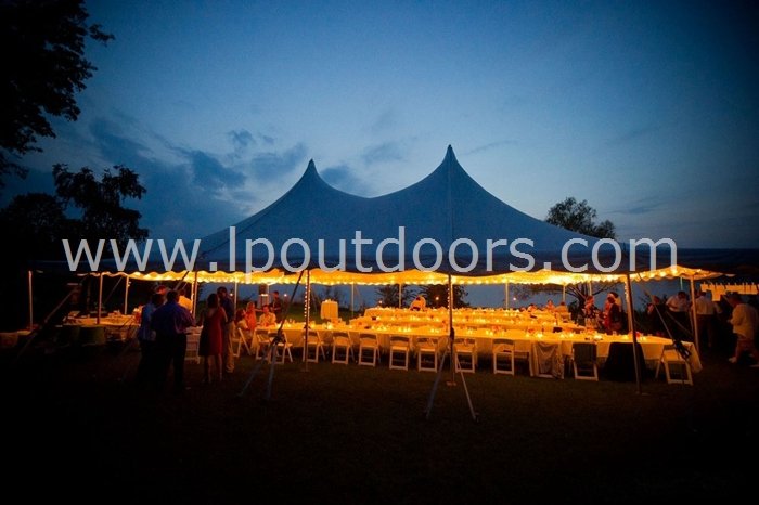 12X12m Outdoor Pole Tent 100 People Wedding Strech Tent