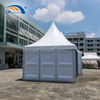 20 People Tent 5mX5m ABS Glass Solid Wall Pagoda Tent for Events