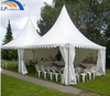 6X6m Outdoor Aluminum Clear Roof Spring Top Gazebo Tent 
