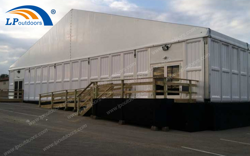 temporary aluminum marquee tent for a base expansion event temporary aluminum marquee tent for a base expansion event