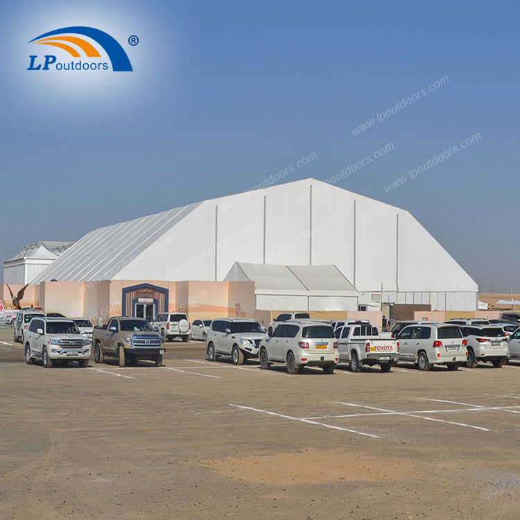 Outdoor polygon structure temporary stadium building for sport court