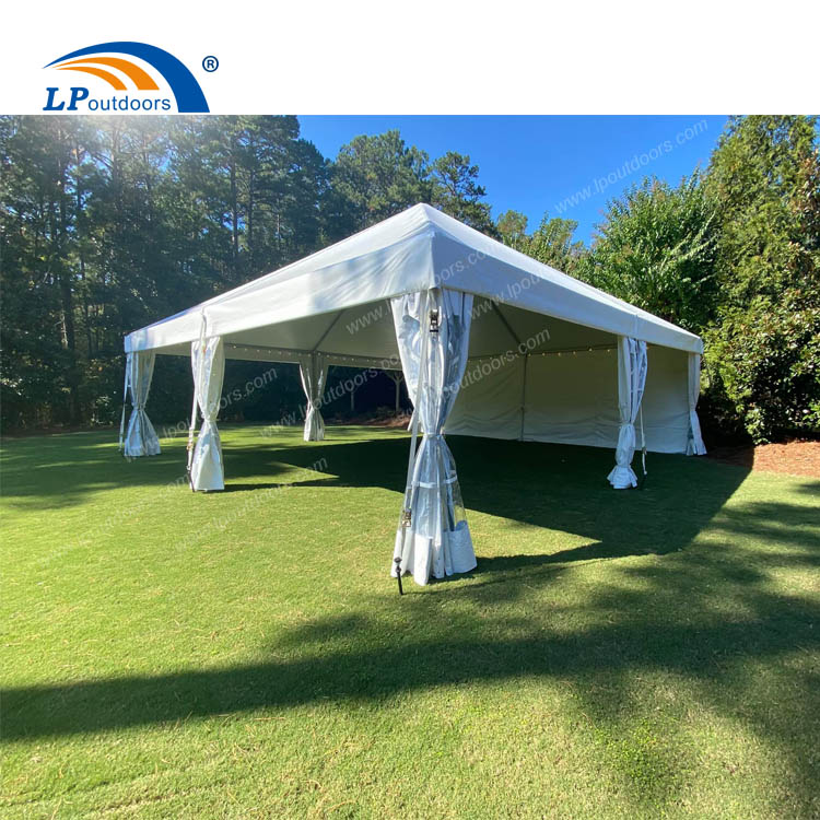 30' width Outdoor US Classic style Aluminum hip end track frame tent for party hire event
