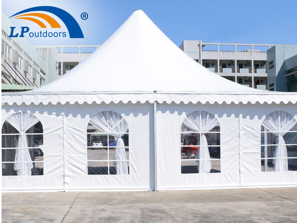 50 Seater Heavy Duty Big High Peak Pagoda Tent for Events.