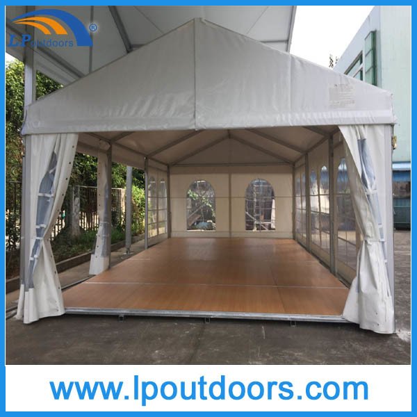 Outdoor Aluminum Frame Wood Flooring Party Marquee Event Tent