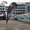 China Factory Customized Teardrop Beach Flag For Advertising