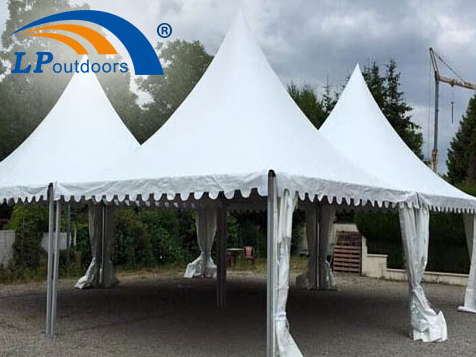 Hot Sale Aluminum PVC small Pagoda Gazebo tent for outdoors events.