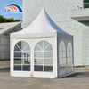 3x3m White PVC High Peak Pagoda Tent for Party Event