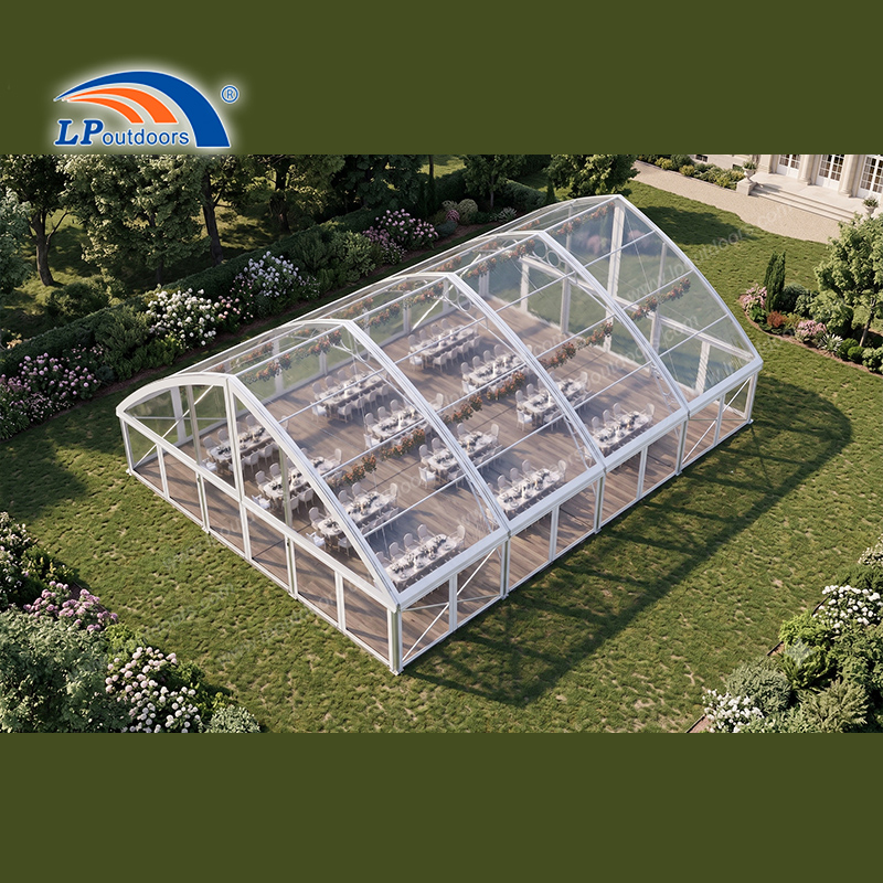 Clear Skyline Arch Orangery Tent for Sale | Luxury Event Marquee