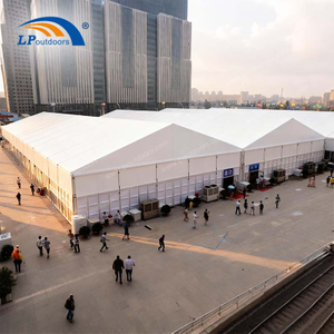 High Eave Modular Exhibition Tent for Trade Fairs, Commercial Shows, And Expo Events