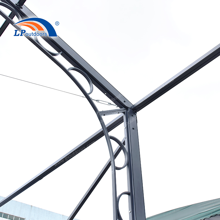 Curved Wrought Iron Arch Frame for Party Tent | Event Tent Accessories