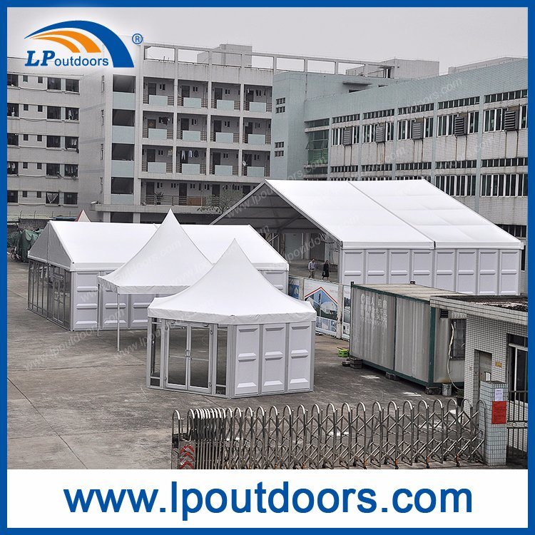 20X50m Outdoor Large Clear Span High Quality Marquee Warehouse Tent with Roller Door
