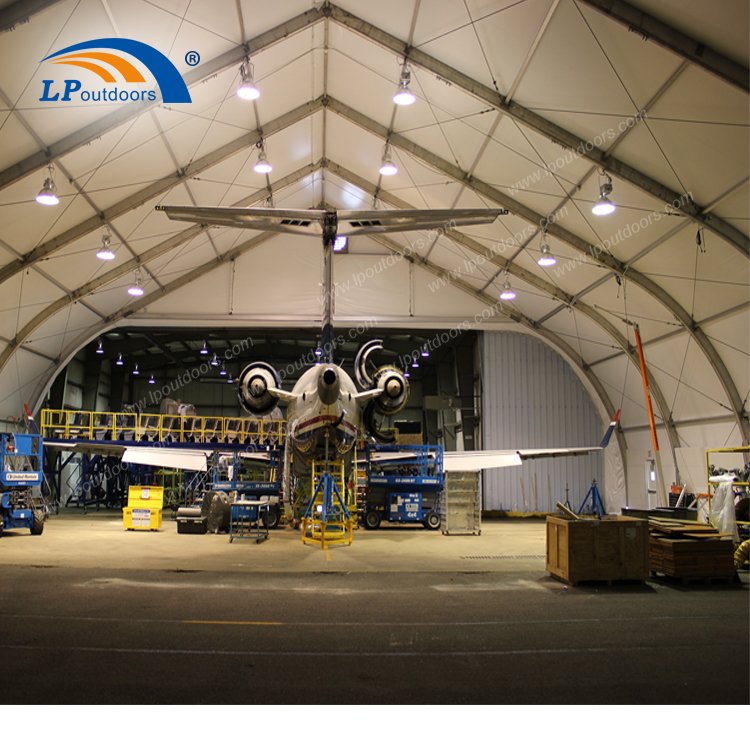Outdoor Aluminum Frame TFS Aircraft Hangar Tent For Rental