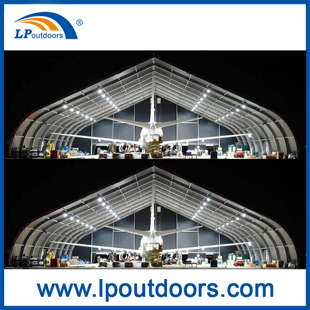 China Manufacture Wholesale Tfs Aircraft Curved Hangar Large Tent 