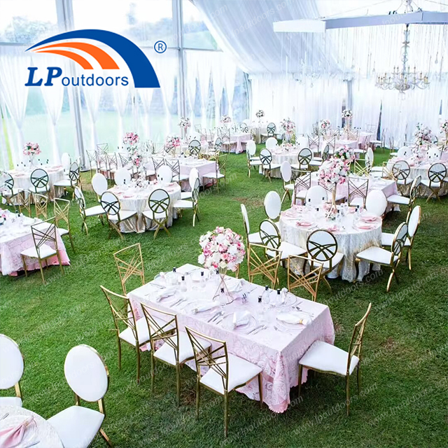 500-800seater Curved Marquee Luxury Skyline Tent for Outdoor Wedding Party Event In Kenya