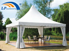 5X5m White PVC High Peak Wedding Marquee for Outdoor Activity