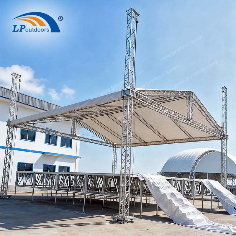 Modular Aluminum Truss And Portable Stage Platforms for Event Use