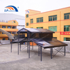 Custom Black & Clear PVC Atrium Tent | High-End Event Structure