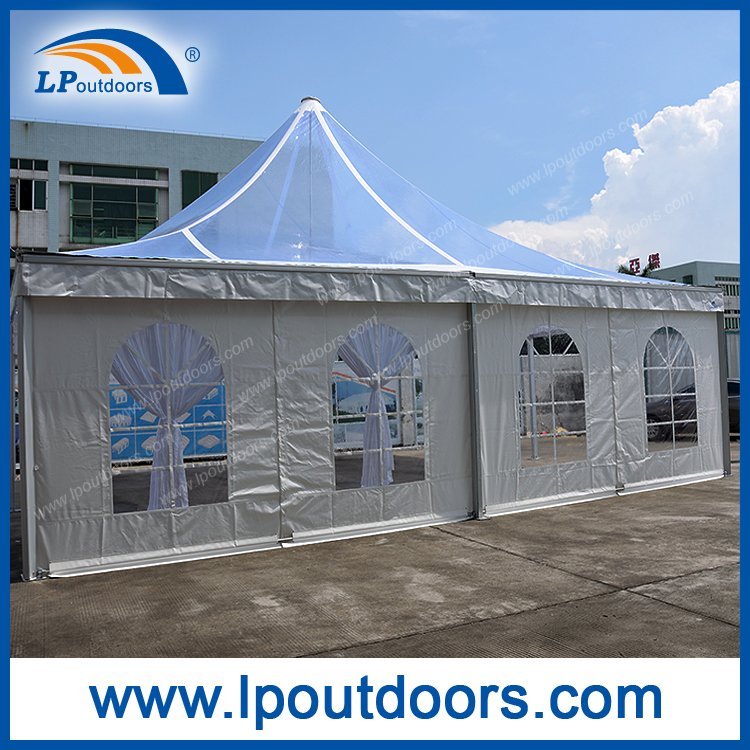 Big Size Outdoor Clear Top Pagoda Tent With for Meeting