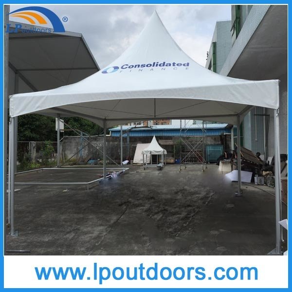 Outdoor High Peak Aluminum Frame White PVC Marquee Spring Top Tent for Event