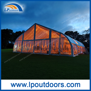 500 People Luxury Curve Marquee Tent for Outdoor Wedding