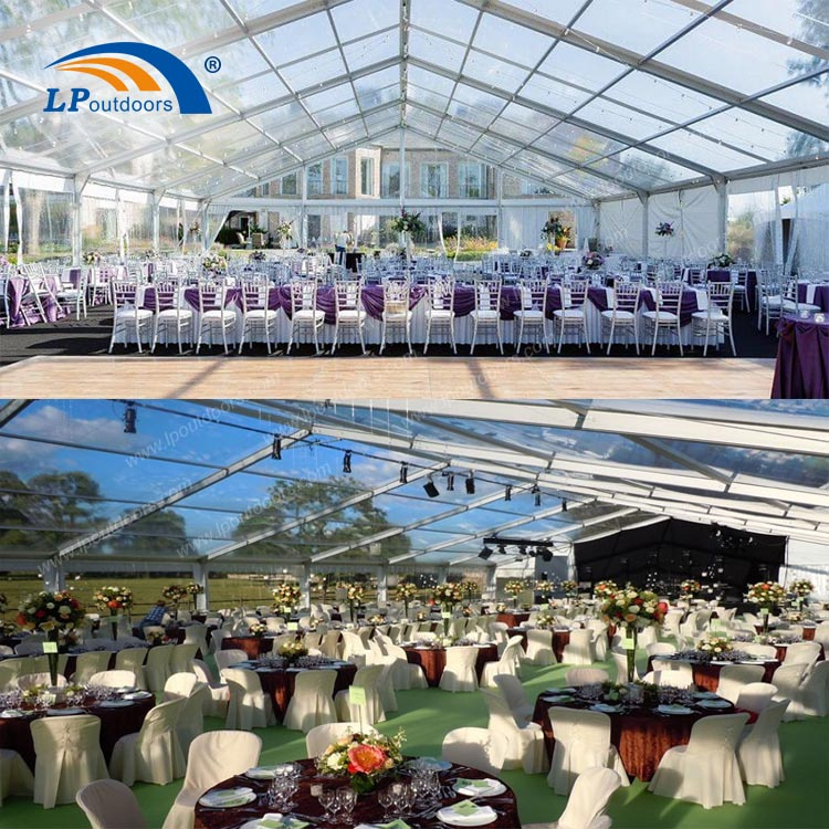 Luxury 20x60m Clear Span Tent for 1000 Guests Wedding Event | LP Outdoors