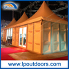 Outdoor Luxury Aluminum PVC Haji Tent Pagoda Tent with ABS Wall for Sale