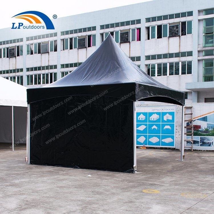 4X4m High Quality Aluminum Frame Black Marquee Trade Show Tent