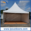 5X5m Outdoor Aluminum Gazebo Pagoda Tent with Wood Flooring for Wedding
