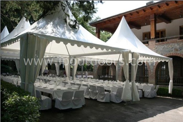 Luxury Pagoda Event Tent Small Outdoor Wedding High Peak Marquee