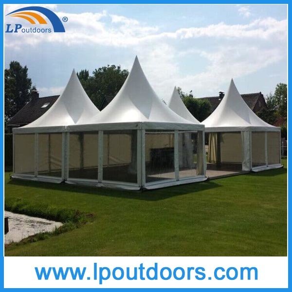 6X6m Best Quality Black PVC Wedding Marquee Pagoda Tent for Event