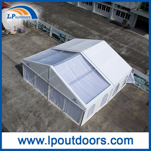 Mobile Transparent Car Show Tent with Wooden Floor