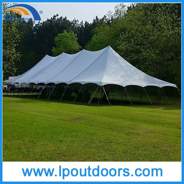 40X100' Outdoor Cheap Steel Frame High Peak Wedding Marquee Party Tent