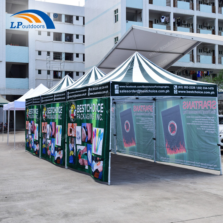 Customized Advertising 3x3m Aluminum Canopy Tent For Trade Show